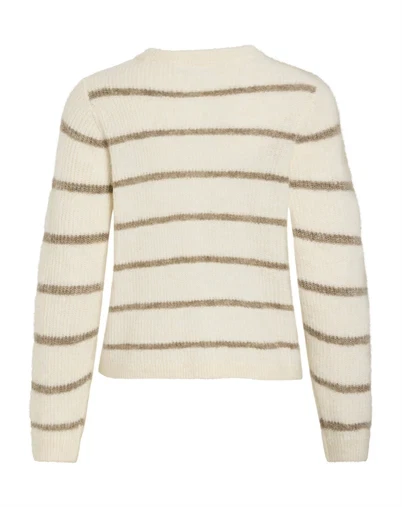 Vila - VILory O-Neck Cardigan - Eggnog 